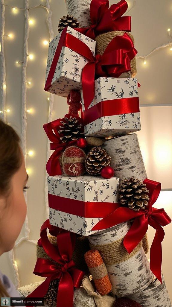 nature inspired gift wrapping