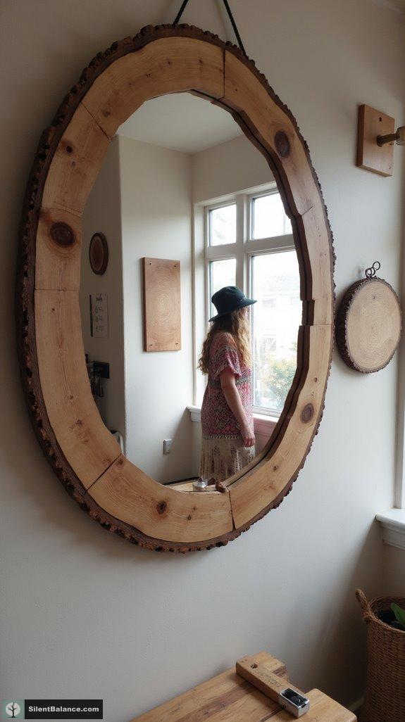 nature inspired hangable mirrors