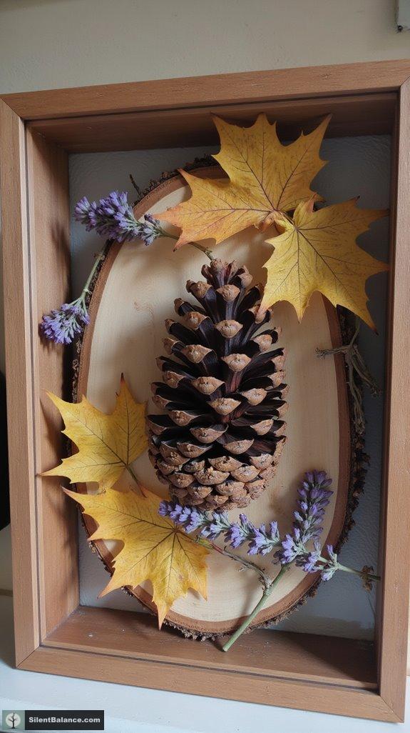 nature inspired keepsake display ideas