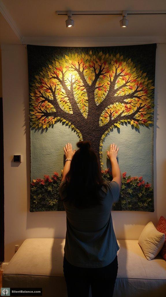 nature inspired layered tree decor