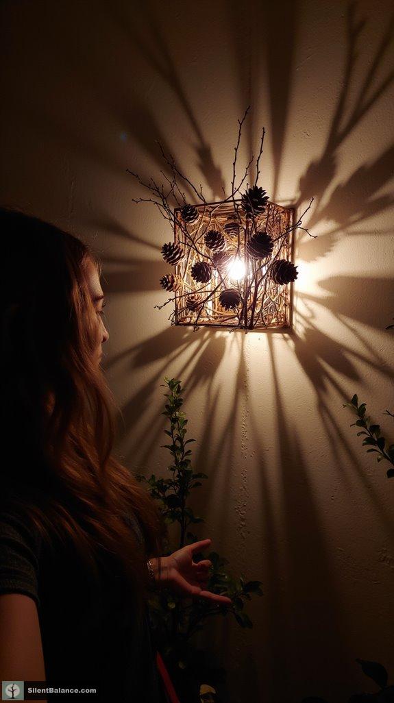 nature inspired lighting decor