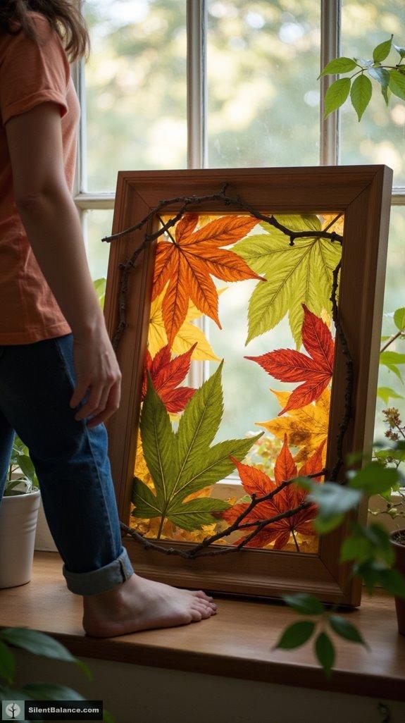 nature inspired memento framing