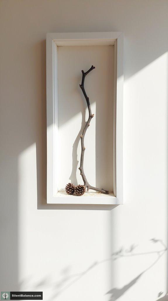 nature inspired minimalist displays