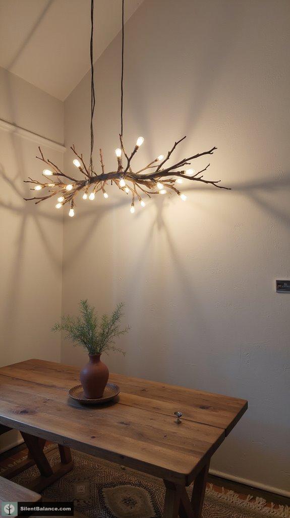 nature inspired minimalist lighting