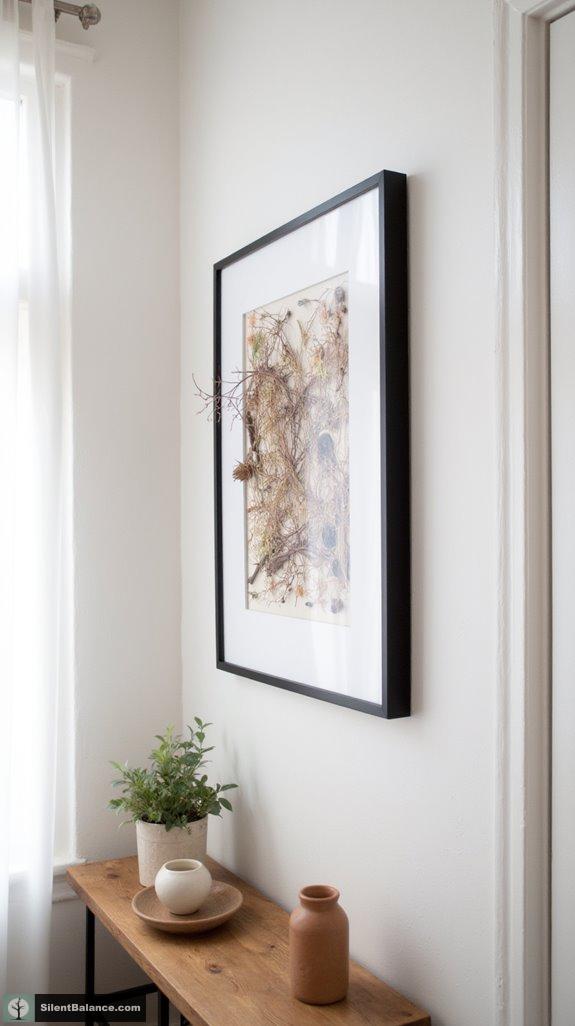 nature inspired minimalist wall art