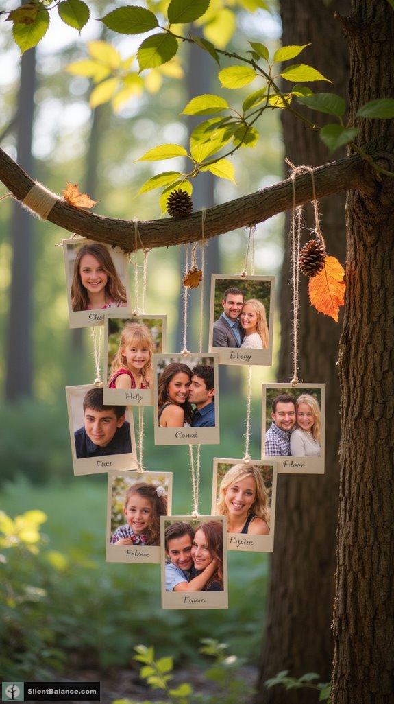 nature inspired photo display