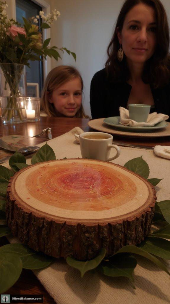 nature inspired resin decor