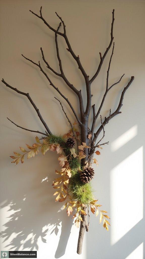 nature inspired rustic displays