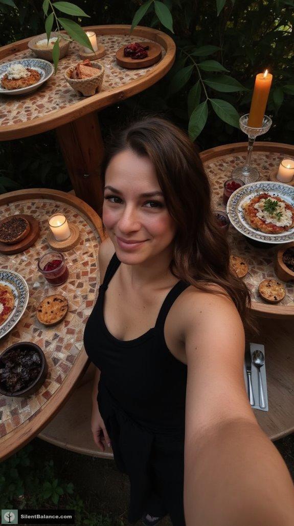 nature inspired serving elegance