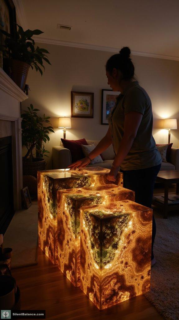 nature inspired space saving tables