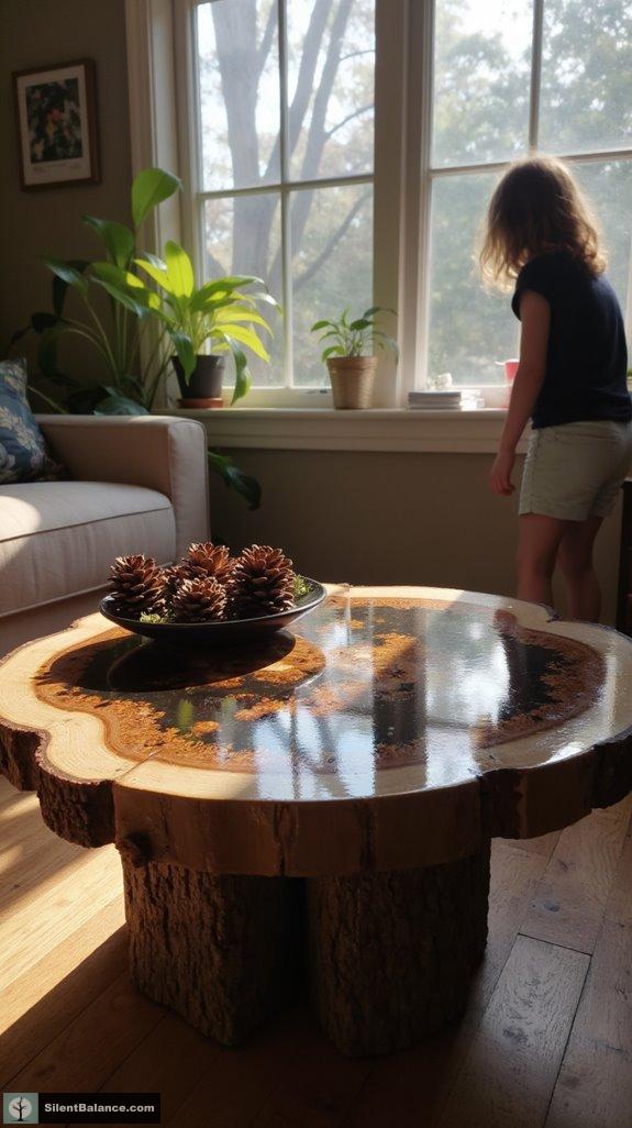 nature inspired statement furniture piece