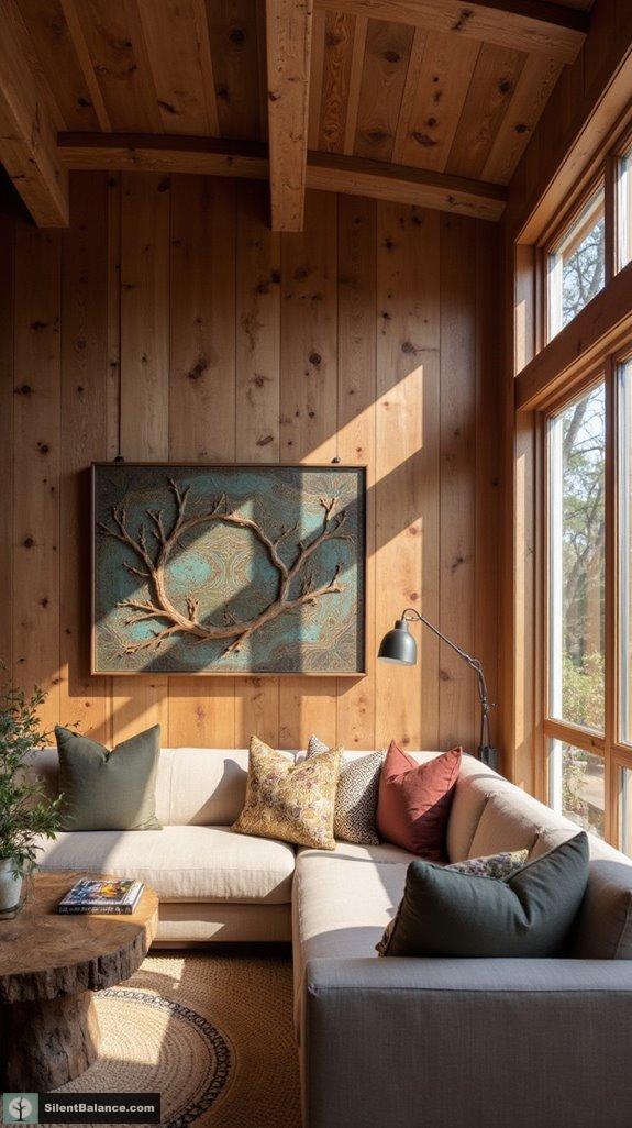 nature inspired textured accents