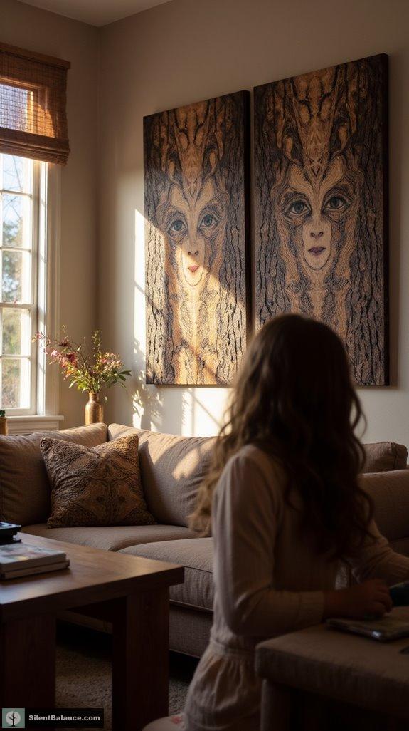 nature inspired textured art