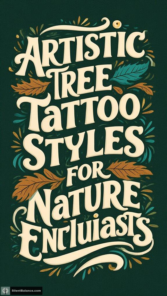 nature inspired tree tattoos