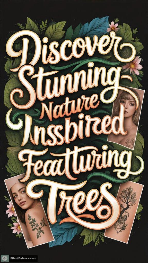 nature inspired tree tattoos