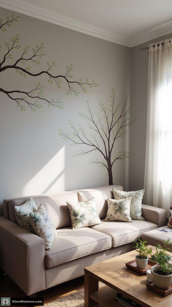 nature inspired wall aesthetics