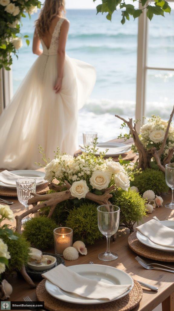 nature inspired wedding decor