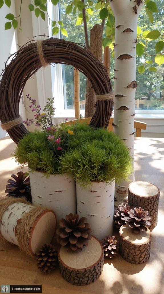 nature inspired wood decor ideas