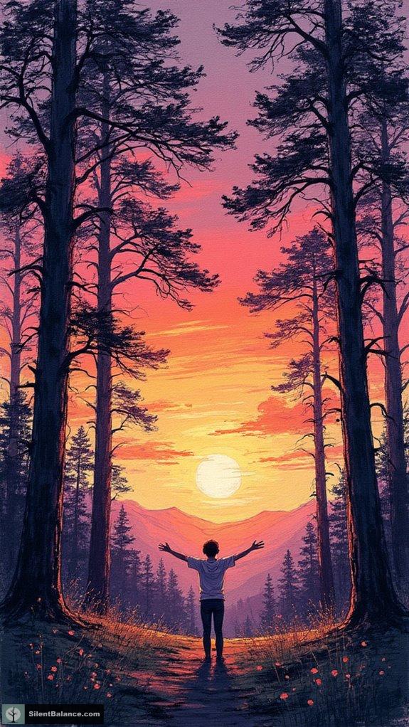 nature reflects inner emotions