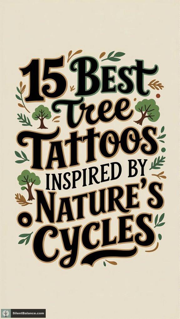 nature s cycles tree tattoos