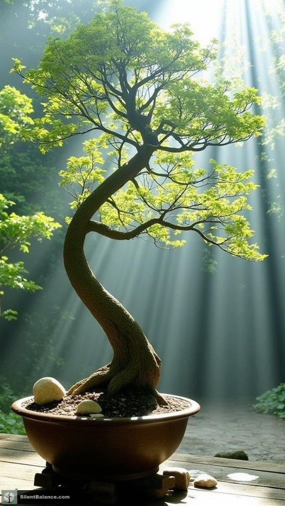 nature s graceful bonsai curves