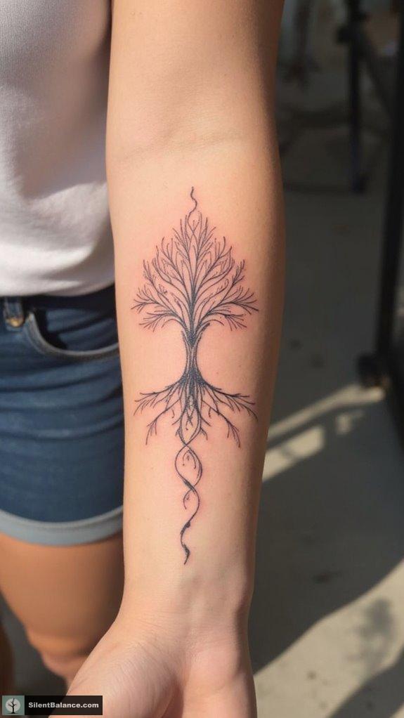 nature tattoos as storytelling