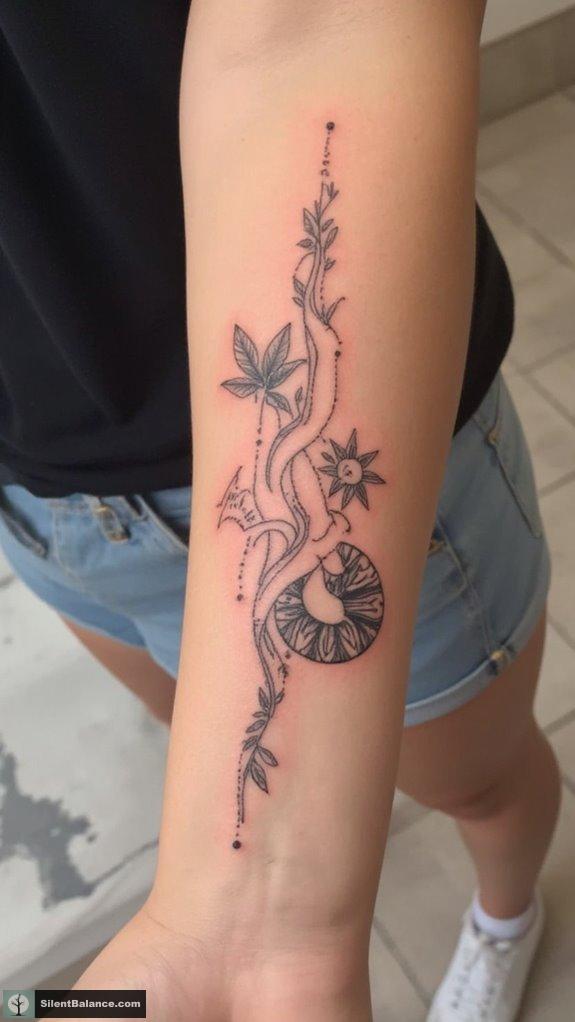 nature tattoos celebrating heritage