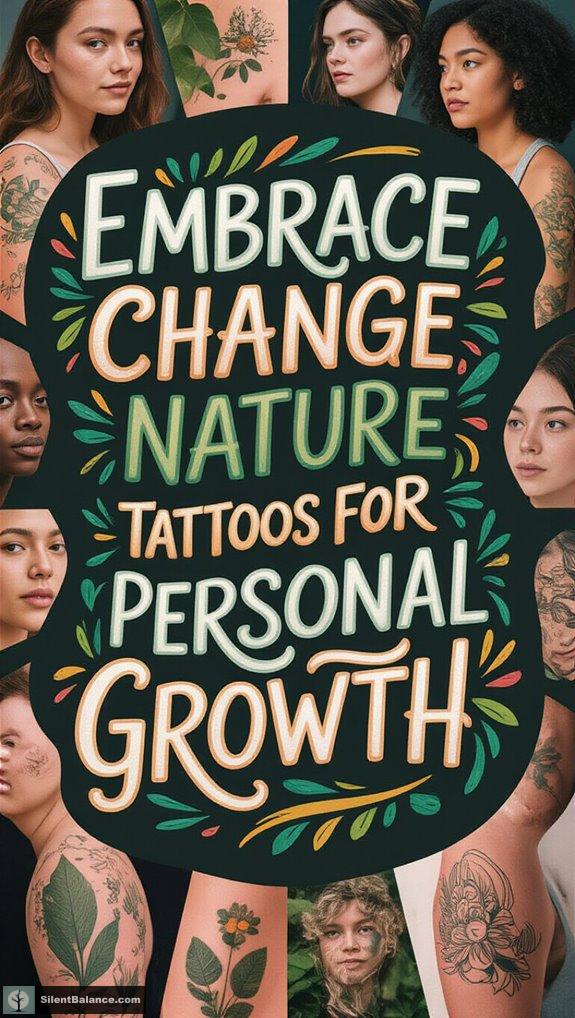 nature tattoos for growth