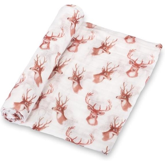 LollyBanks Muslin Swaddle Blanket for Newborns