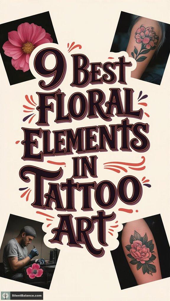 nine best floral tattoos