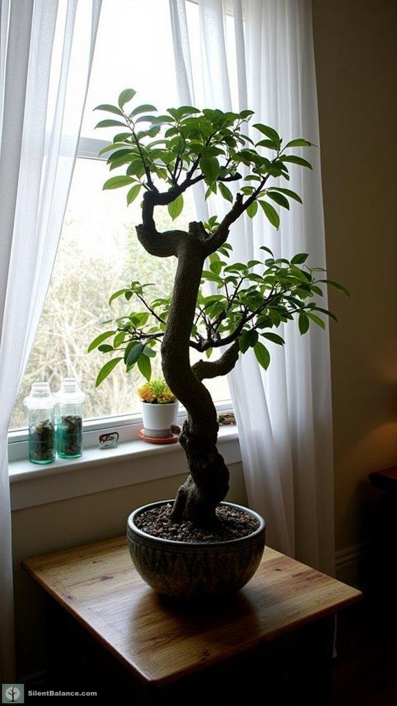 optimal indoor bonsai placement