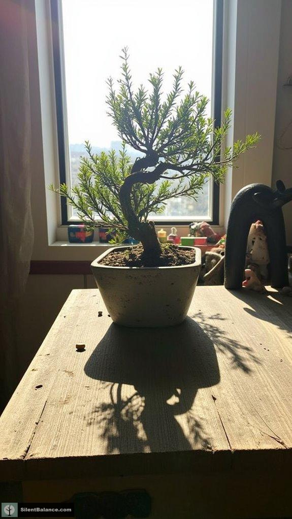 optimal sunlight for bonsai