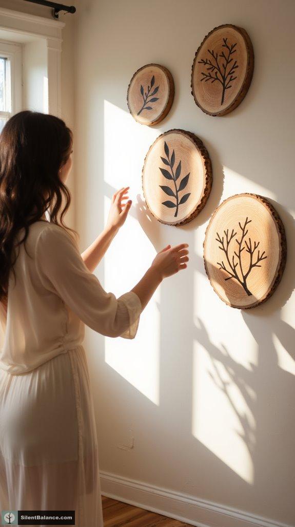 organic minimalist wood silhouettes