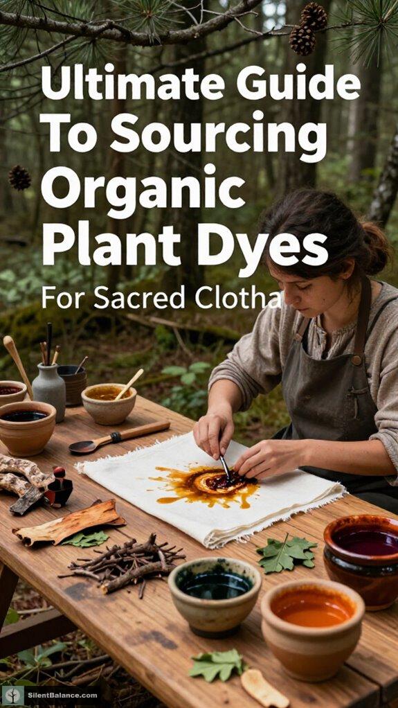 organic plant dye sourcing