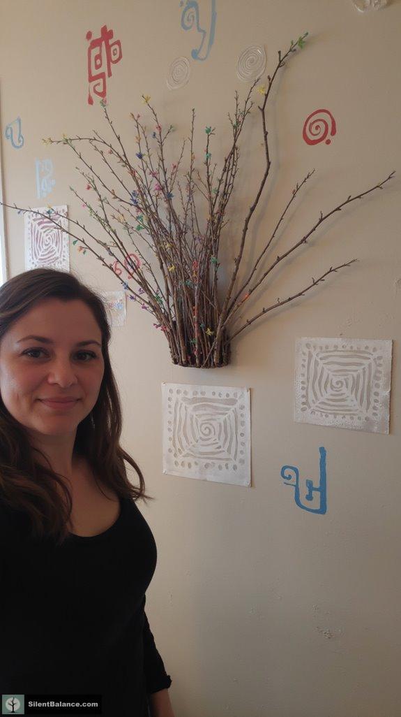 painted twig home accents