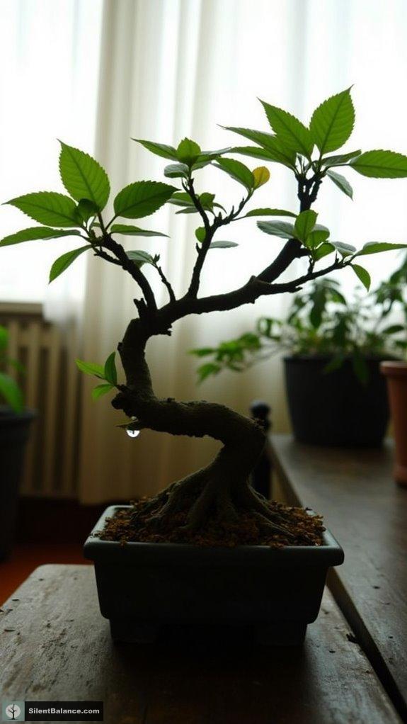 patience through nurturing bonsai