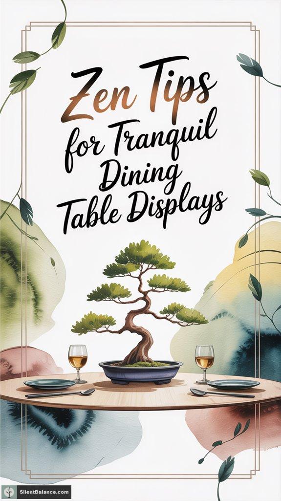 peaceful table decor ideas
