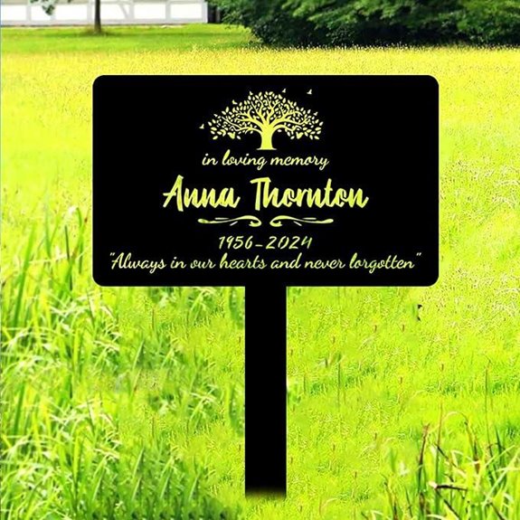 Custom Memorial Tree Sign Stake