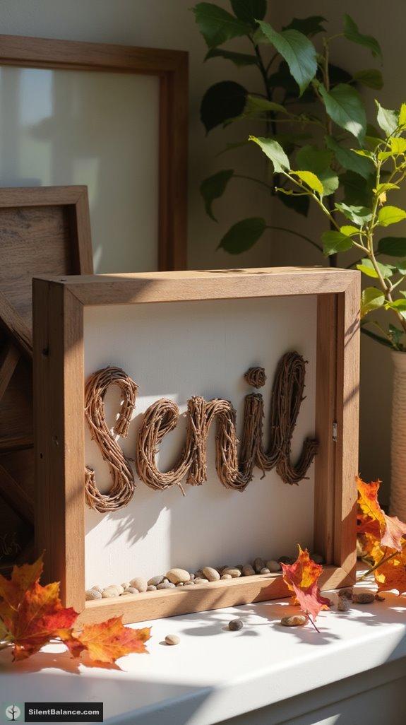 personalized nature inspired decor