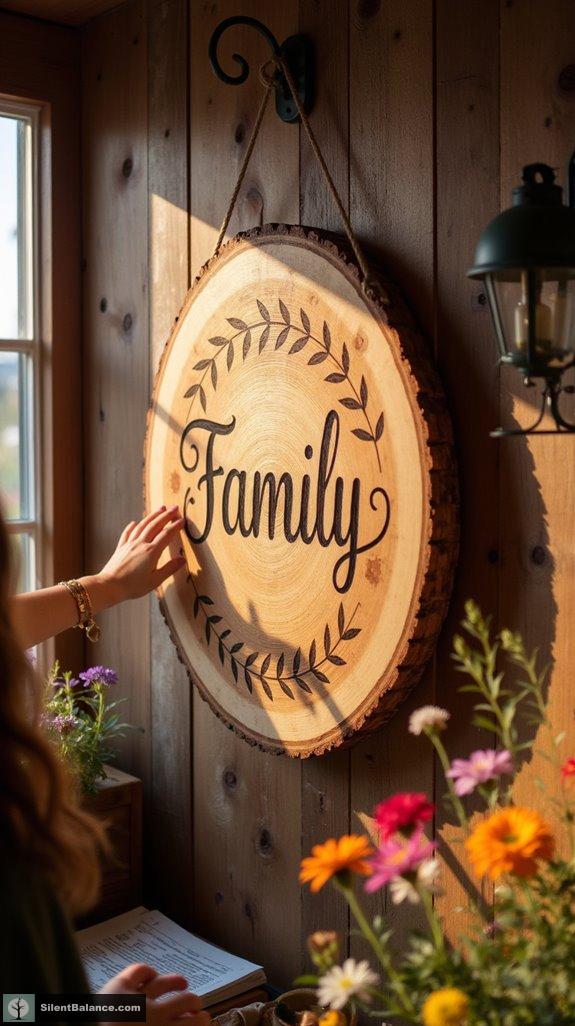 personalized rustic wood signs