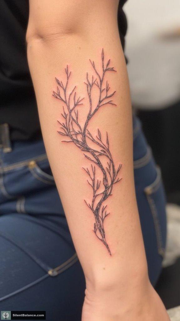 personalized symbolic branch tattoos