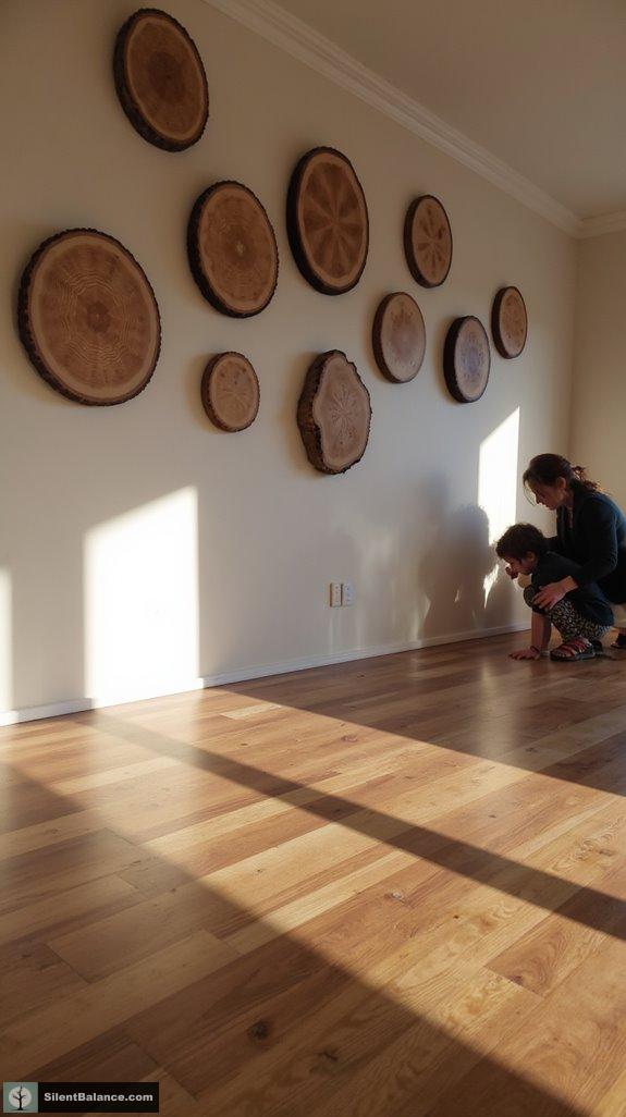 personalized wood slice art