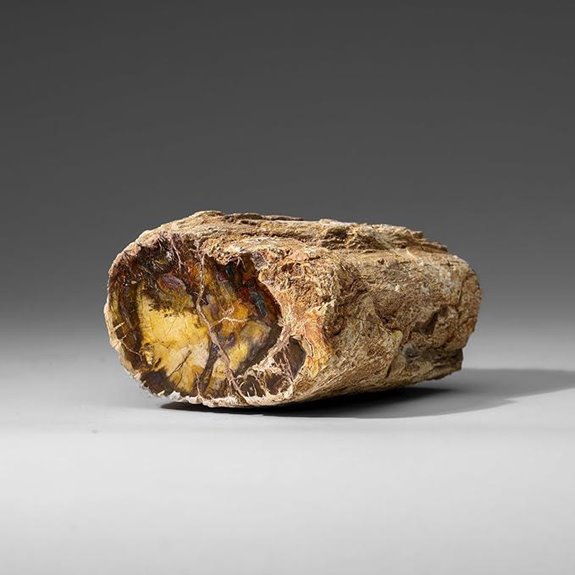 Natural Petrified Wood Log from Madagascar (1.4 lbs)