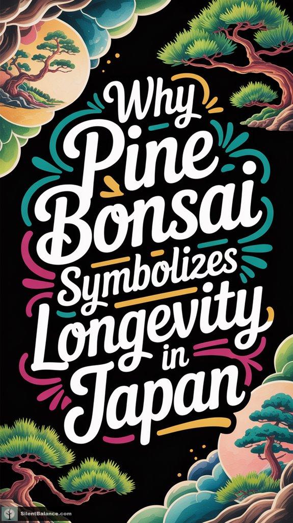 pine bonsai represents longevity