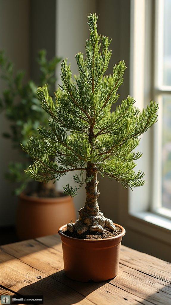 pine bonsai symbolizes endurance