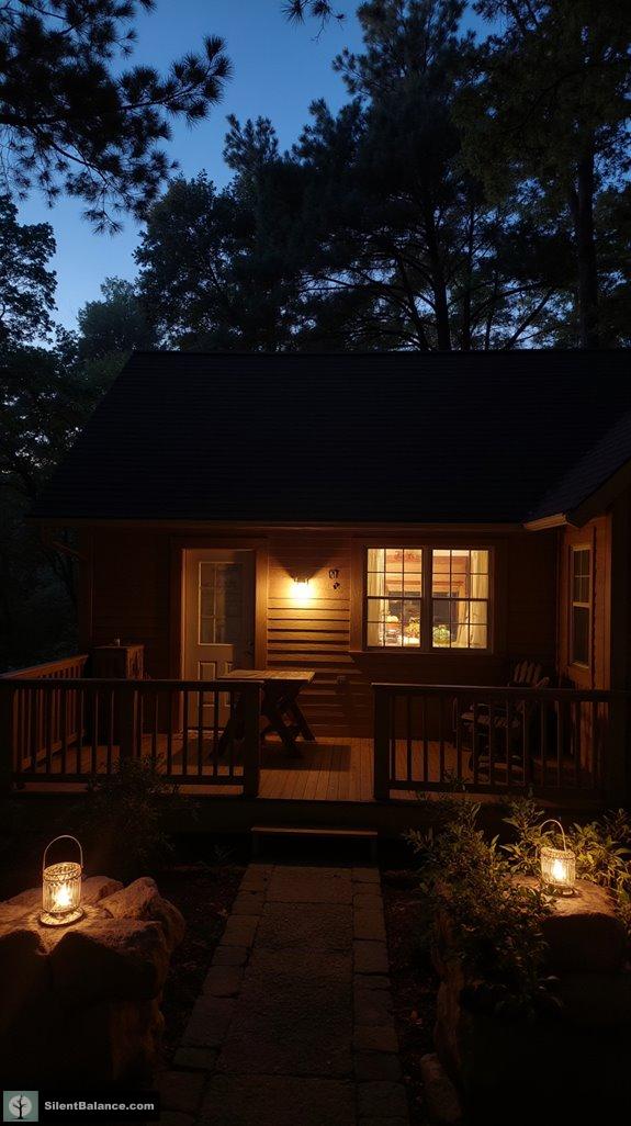 pine silhouette lighting design