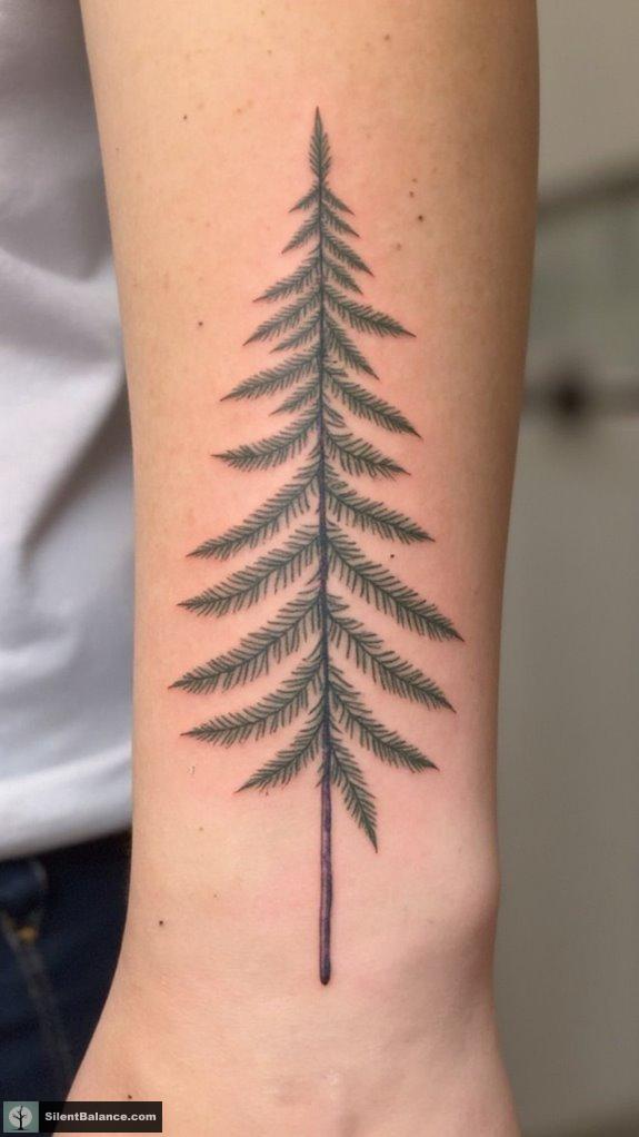 pine trees embody perseverance