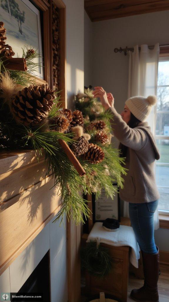 pinecone cinnamon garland diy