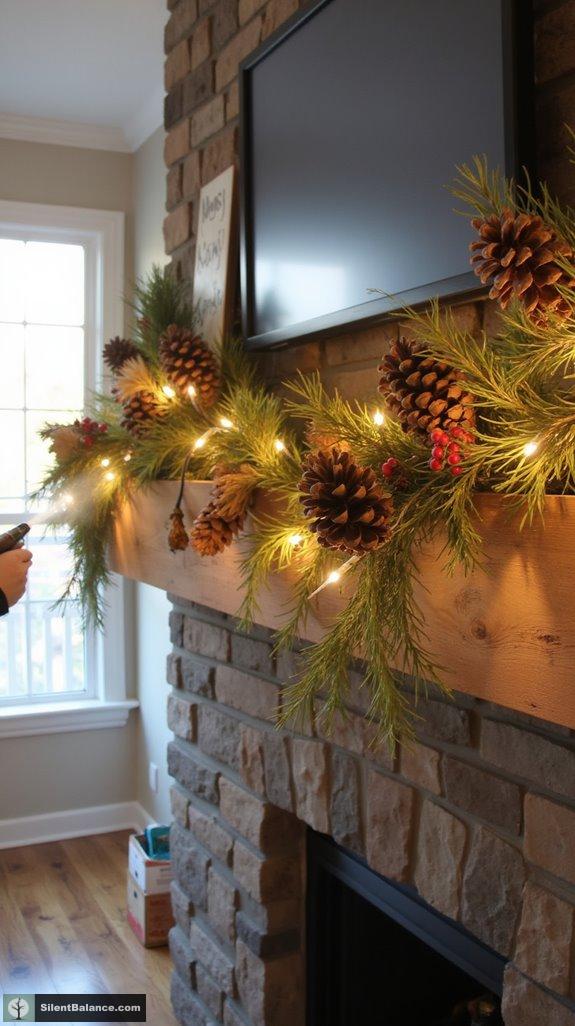 pinecone garland care guide