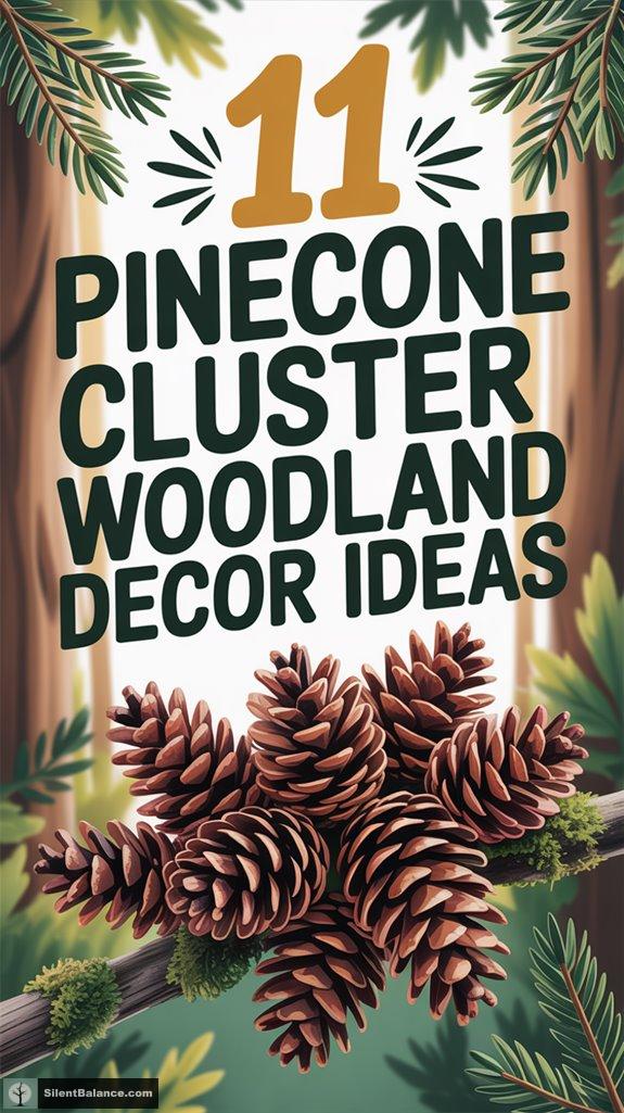 pinecone themed woodland decoration ideas